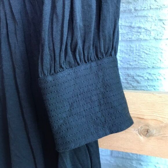 New Joie Corelle Black Long Sleeve Dress - Picture 5 of 9